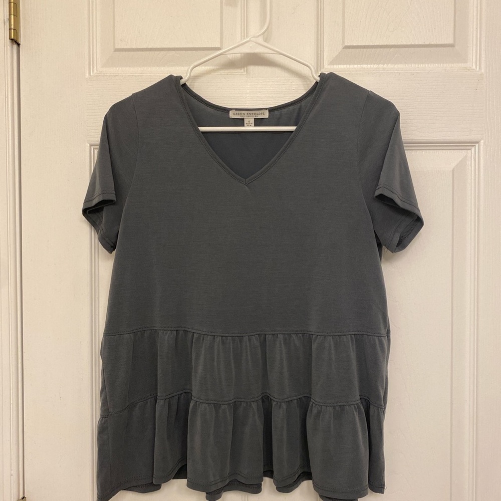 COPY - green envelope la babydoll tee